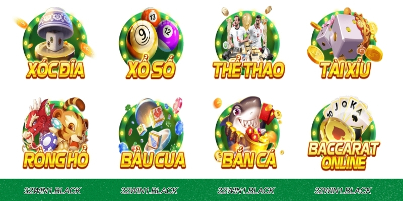 Những sản phẩm Game tại 32WIN